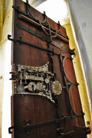 special lock system in biertan fortified church